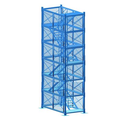 安全梯笼爬梯组合式基坑防护通道墩柱盖梁操作平台施工安全梯笼