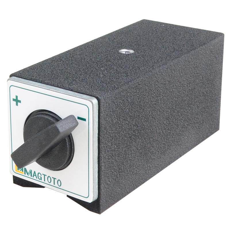 开关式磁性座性磁力座切线割迷你加长固定磁靠山/V型表铁