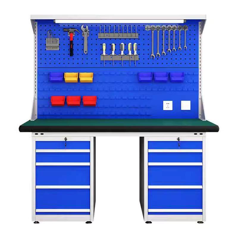 重型防静电工作台生产车间实验装配钳工维修操作桌子流水线检验台