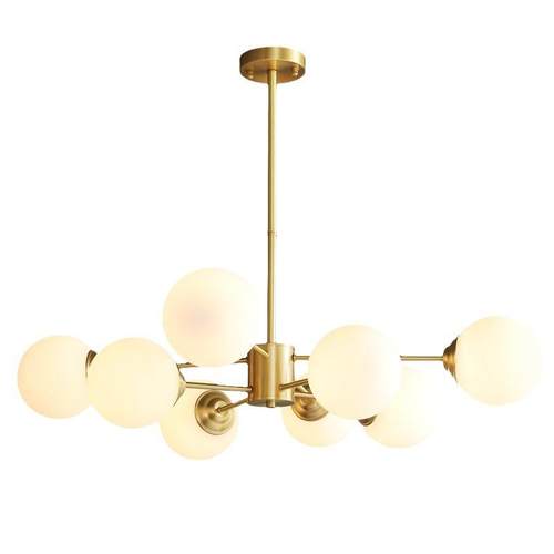 全铜北欧吊灯客厅灯大气现代简约卧室个性网红创意餐厅魔豆灯具