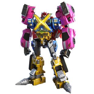 迷你特工队恐龙力量玩具X机甲战士儿童变形机器人武器合体