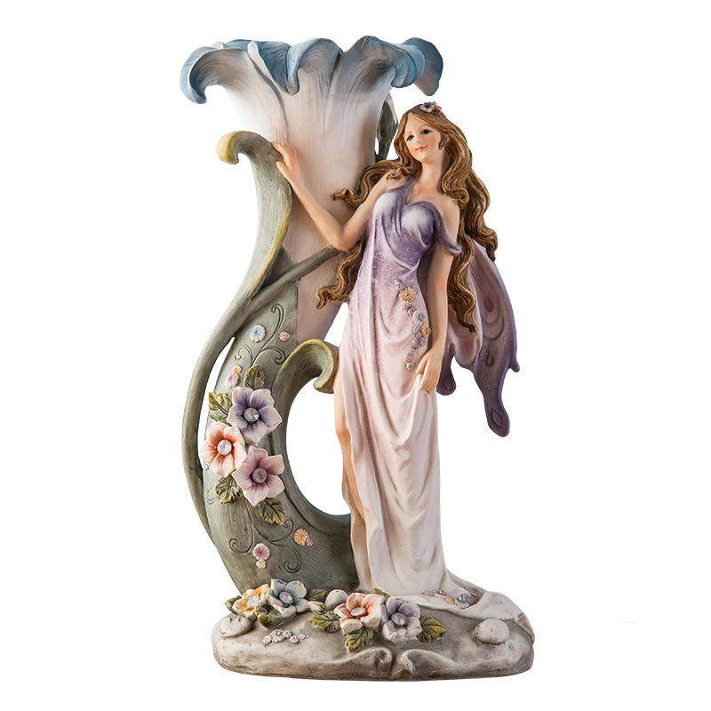 厂家现货欧式天使复古花瓶套装树脂工艺品摆件结婚礼物,家居饰品,花瓶,淘宝优惠券,粉丝福利购,淘宝优惠卷