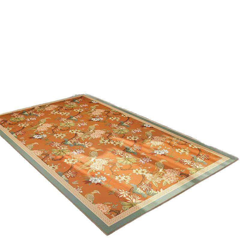 新中式美式复古入户皮革进门地垫家用可擦免洗任意裁剪防滑脚垫,居家布艺,地毯,淘宝优惠券,粉丝福利购,淘宝优惠卷