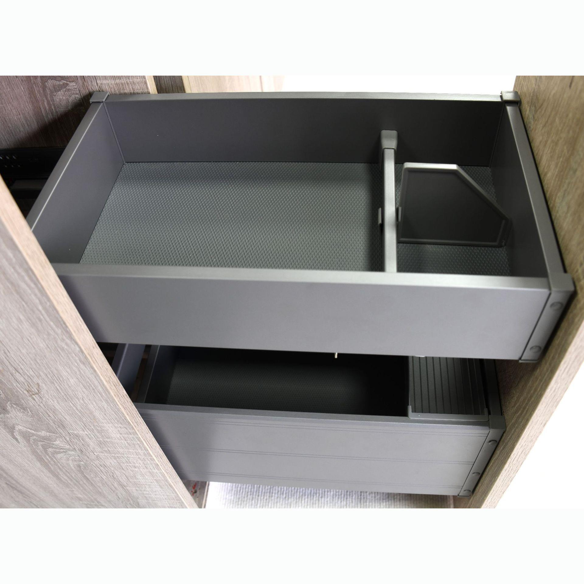 新款组合拉篮全铝材质加深款拉篮可连门式调味品拉篮快速安装
