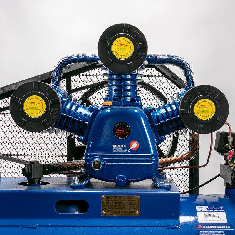 5.5KW皮带式空压机气泵0.67/8铜线电机工业型空气压缩机