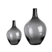 大肚玻璃花瓶日本吊钟马醉木透明落地摆件客厅小口轻奢北欧大肚瓶