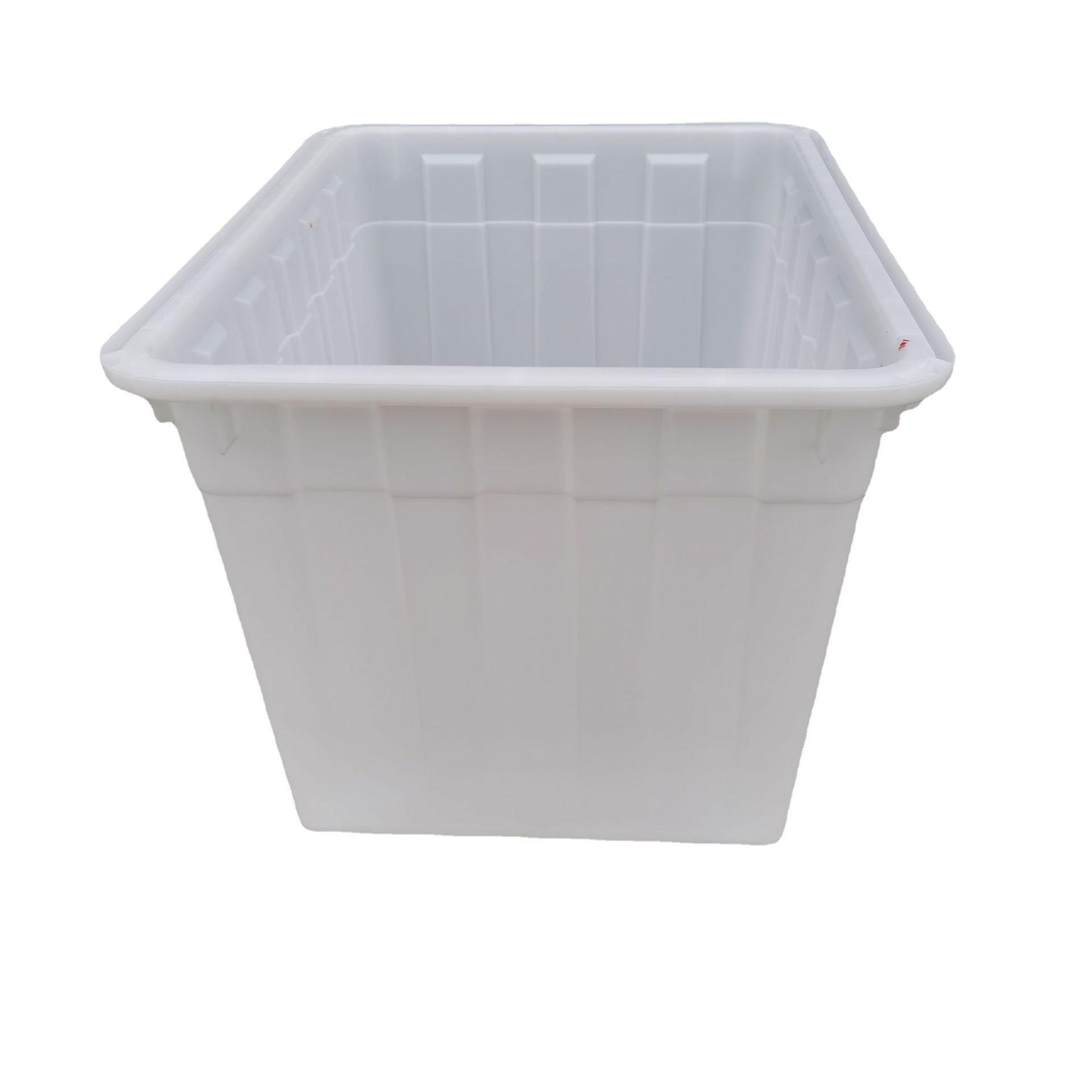 400L带轮子塑料箱带盖子00升塑料水箱160升白色方箱5000升塑胶箱