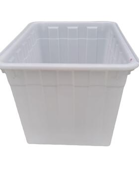 400L带轮子塑料箱带盖子00升塑料水箱160升白色方箱5000升塑胶箱