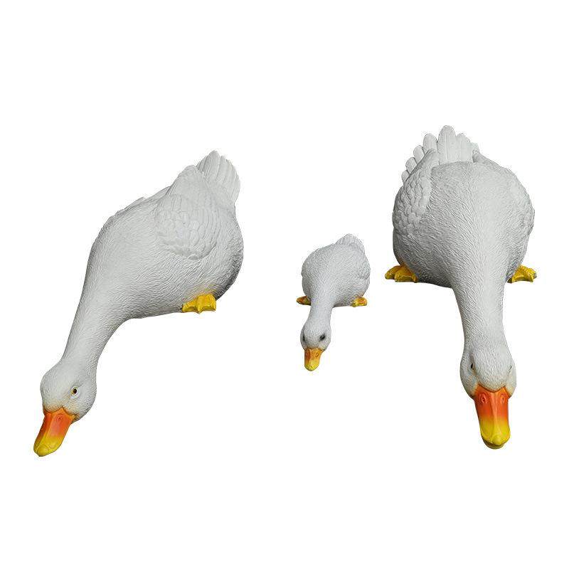 喝水鸭太阳能庭院灯水池假山造景仿真动物树脂摆件工艺品,家居饰品,户外/庭院摆件,淘宝优惠券,粉丝福利购,淘宝优惠卷