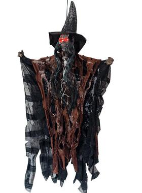 万圣怖节恐道具发鬼屋装电动玩饰具发声光RKL声控骷髅鬼头小吊鬼