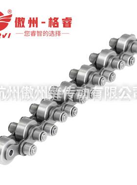 厂直单倍速2链条1销BS/08B家S全钢制倍速链短节距流水线输送链