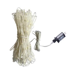 新品led圣诞节日窗装饰灯交叉圆形冰彩条灯皮ZXH线半串灯帘灯串