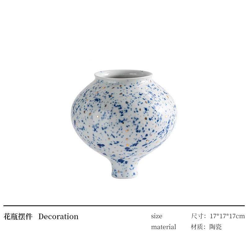 样高会所板间高档花瓶新中品式陶瓷民宿酒OQK店客厅家居装饰端花,橡塑材料及制品,工业陶瓷,淘宝优惠券,粉丝福利购,淘宝优惠卷