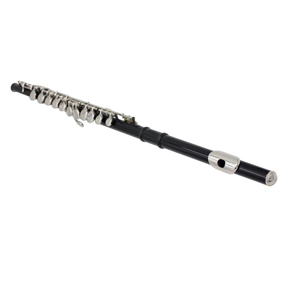 16孔E笛键C调白铜体黑色长笛学生JRW初学考长级演管奏乐器送皮盒,乐器/吉他/钢琴/配件,葫芦丝,淘宝优惠券,粉丝福利购,淘宝优惠卷