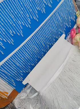 透NCY10长CM宽明色珠管花灯饰流苏吊珠边