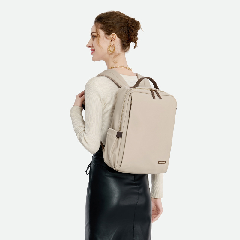 左丹保罗新款双肩背包商务包女旅行时尚电脑包通勤轻便大容量包包