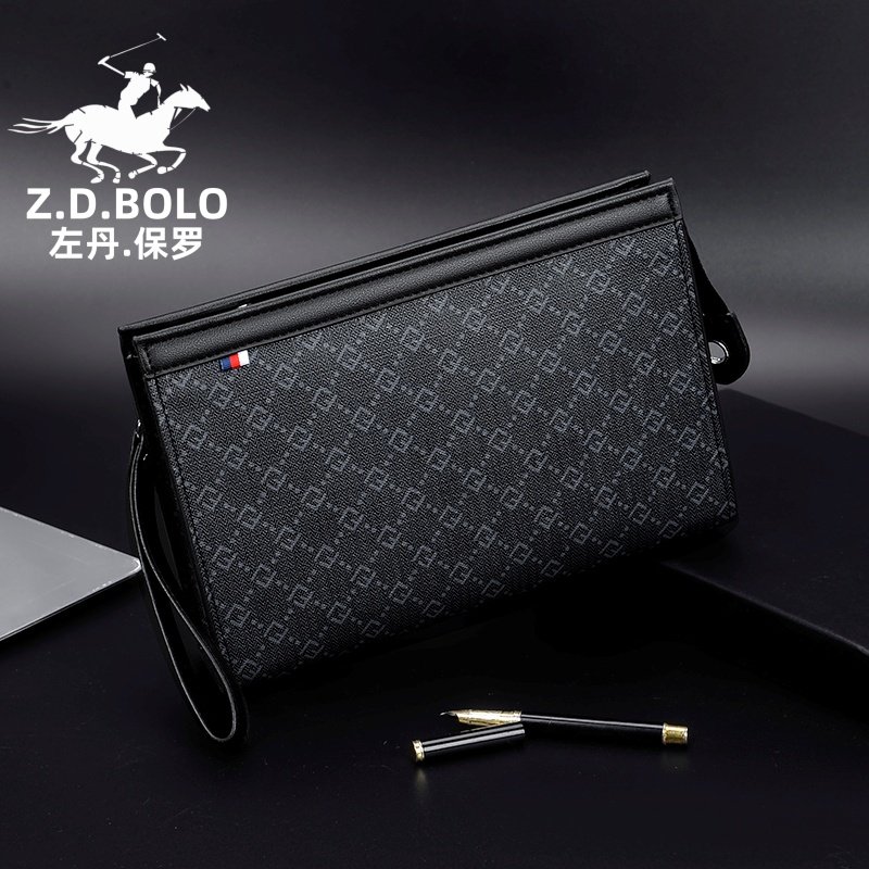 ZDBOLO/左丹保罗真皮男士手拿包时尚休闲信封包男手拎包潮牌夹包,箱包皮具/热销女包/男包,男士包袋,淘宝优惠券,粉丝福利购,淘宝优惠卷