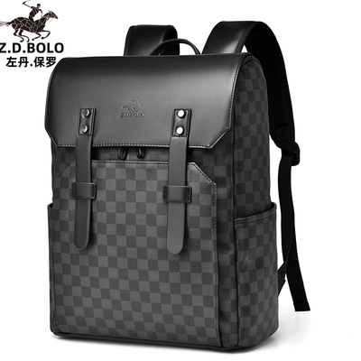 保罗新款双肩包男女同款