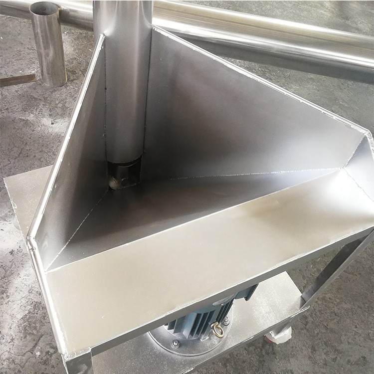 厂家生产 干粉颗粒粉料管式螺旋上料机搭配卧式搅拌机做辅助机