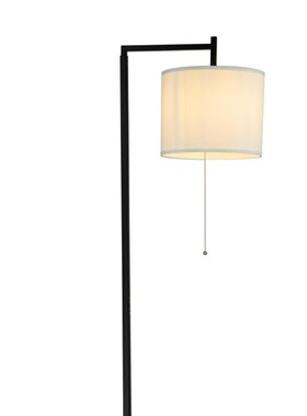 跨境电商黑色灯体复古式北欧室内家居照明时尚简约落地灯