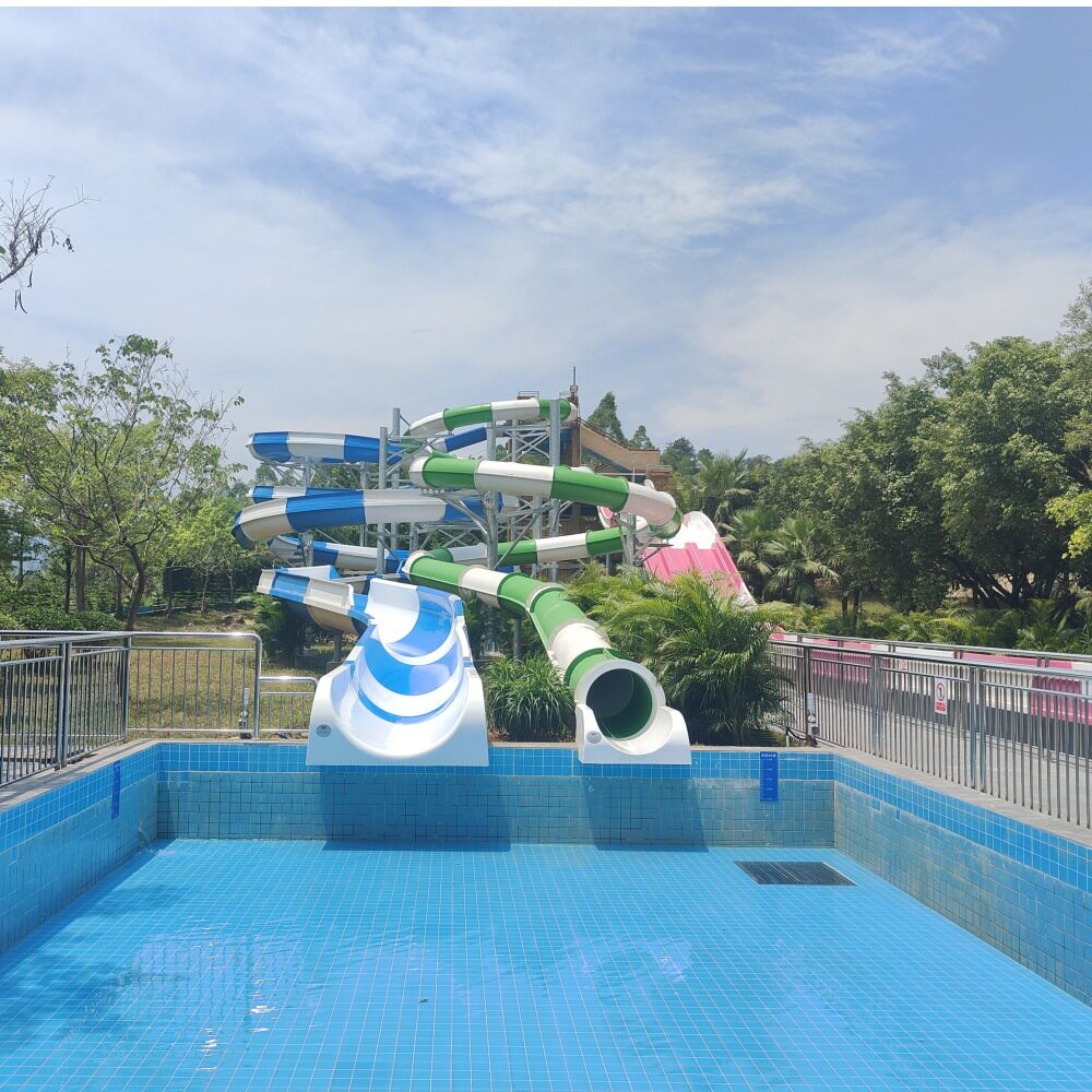玻璃钢大型滑梯水上乐园娱乐设备景区游乐场滑梯设施厂家