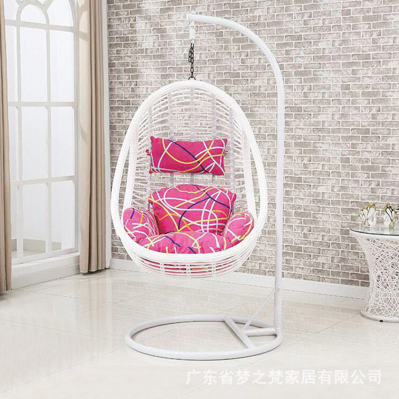吊篮藤椅阳台户外庭院秋千单双人鸟巢藤编摇椅吊椅悬挂式网红