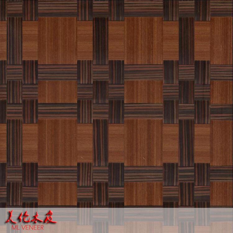 高档个性编织木皮墙纸