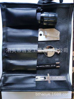 笔夹尺 小高低规 探测镜 咬边尺 手电筒 5件套焊缝规