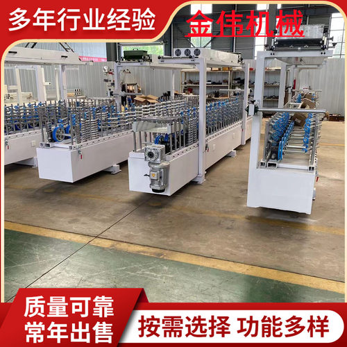PVC膜涂胶大板包覆机 凹凸槽铝型板覆膜机 600型硬包直角包边机