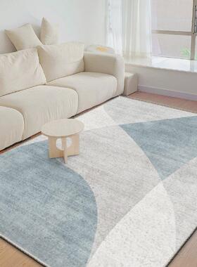 地毯2026新款轻奢风高级客厅圈绒地毯卧室灰色防水防污家用地垫