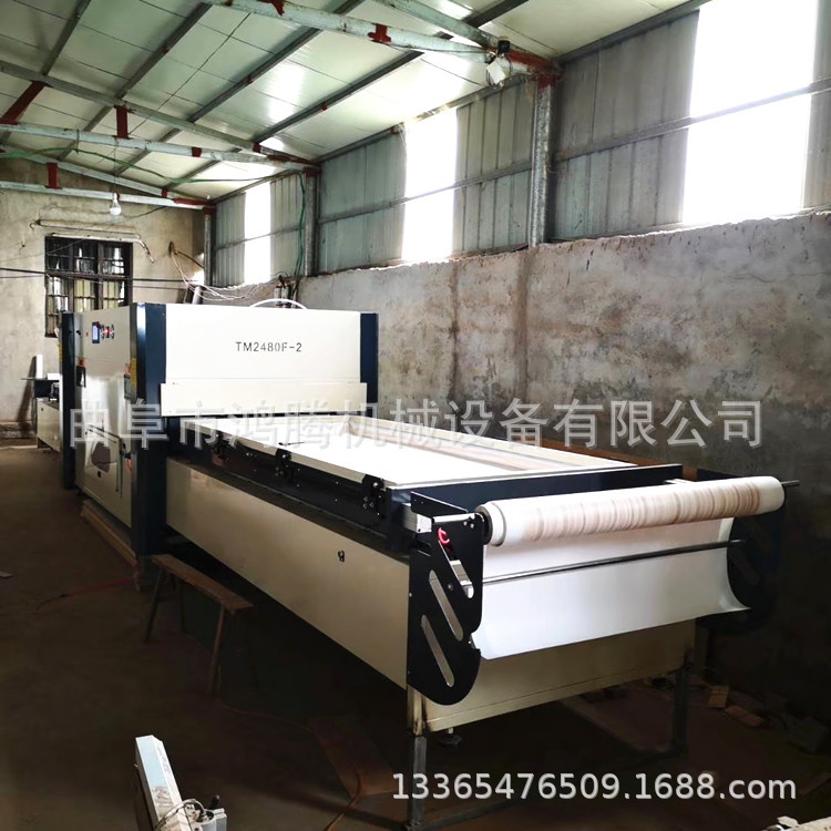 底上加温板式橱柜门覆膜机橱柜门板大型吸塑机高效耐用吸塑覆膜机