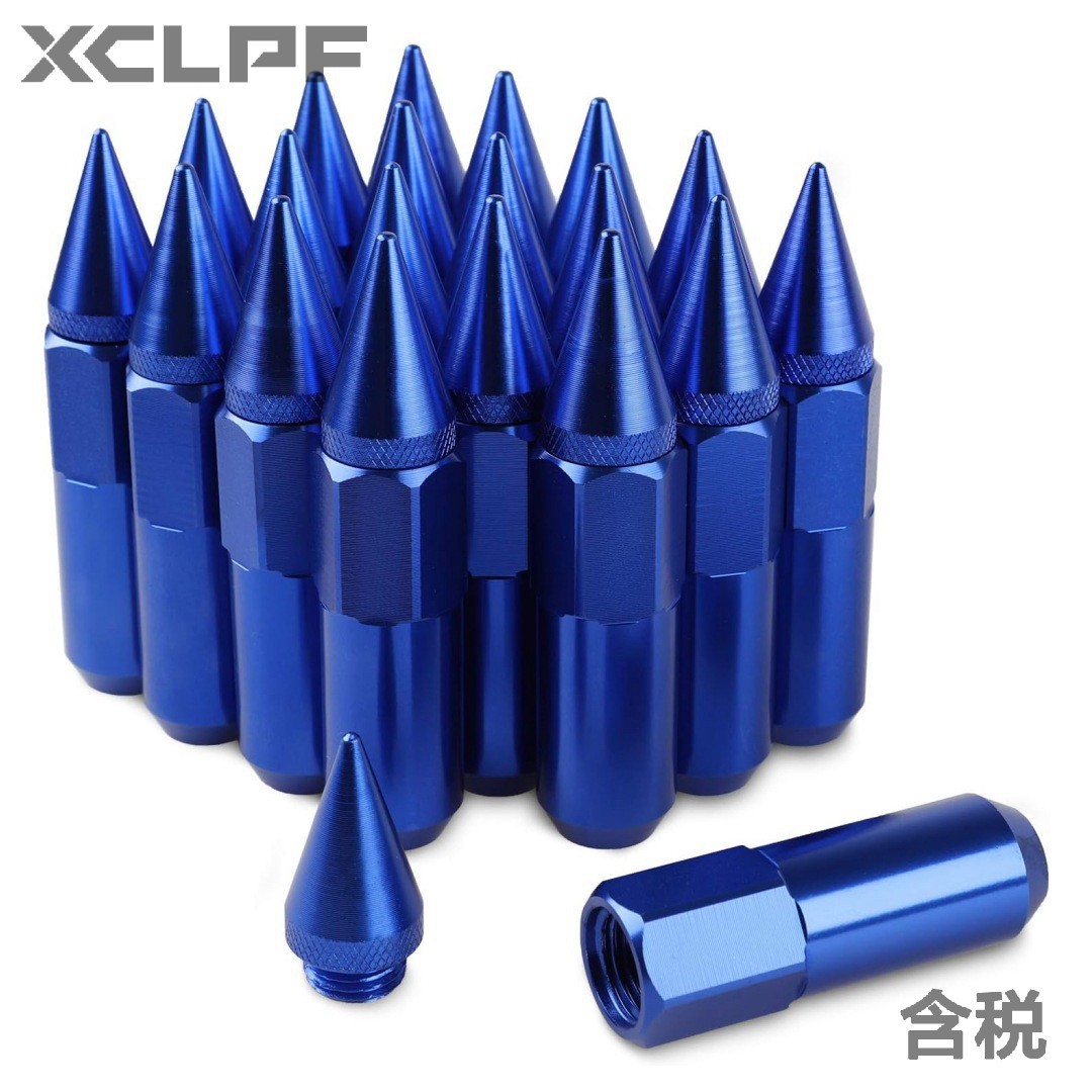 汽车改装轮毂螺母M12锻造轻量化尖头盖帽六角螺母轮毂螺丝