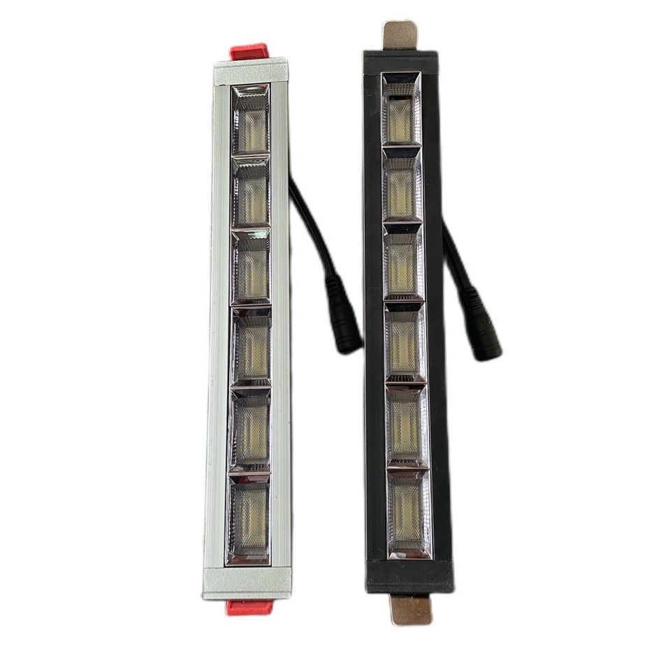 嵌入式LED线条灯 家用迷你格栅灯 长方形聚光泛光智能长条射灯加