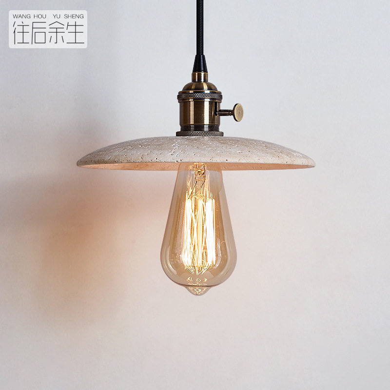 美式法式中古复古带开关餐厅咖啡厅服装店吧台卧室床头小吊灯