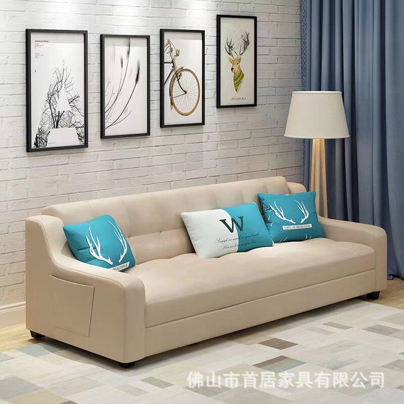 50款工厂直销小户型双人沙发床多功能折叠储物沙发床实木转角沙发