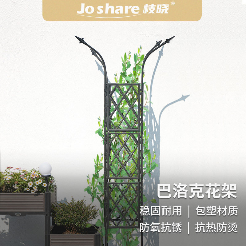 枝晓 巴洛克花架 爬藤支架花架支撑杆月季爬藤架铁线莲花盆支架