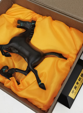 纯铜马摆件招财h马踏飞燕马到成功铜奔马办公室客厅青铜器铜工艺