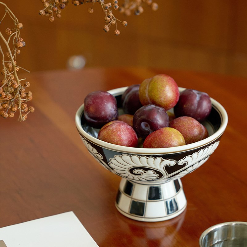 WildWorks索玛果盘茶盘点心碟餐盘下午茶收纳中古侘寂.风陶瓷摆件