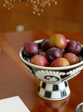 WildWorks索玛果盘茶盘点心碟餐盘下午茶收纳中古侘寂.风陶瓷摆件