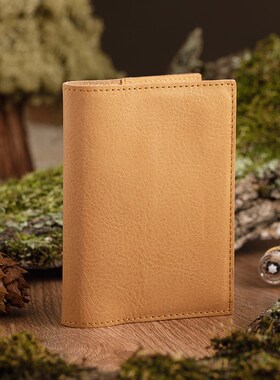 Amemory真皮封套笔记本真皮书衣意大利MBOX植鞣牛皮手工皮料法国