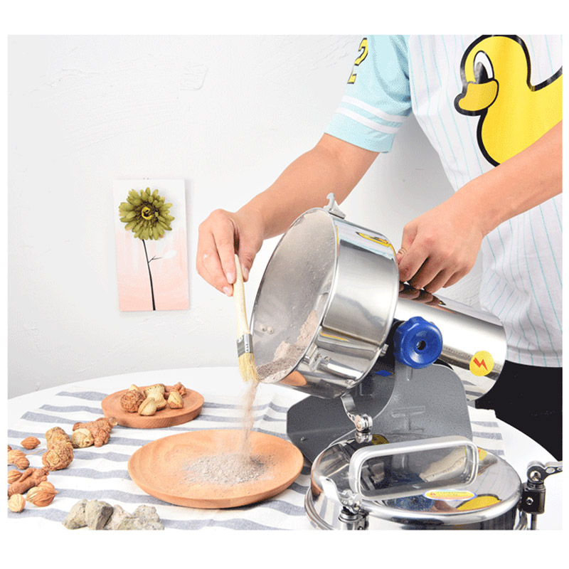 西厨1000克i三七粉碎机商用家用磨粉机电动五谷磨粉机超细研磨机