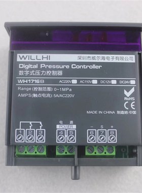 负100K+100K 1MPa 4MPa 10MPa 20MPa压力控制加压降压模式WH1716B