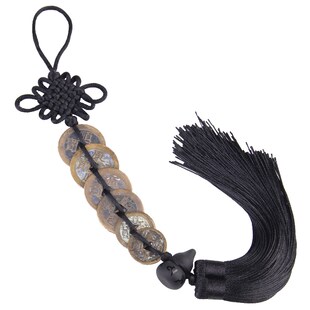 黑曜石葫芦真品五帝钱六帝铜钱挂件六字真言五黄二黑汽车门对门