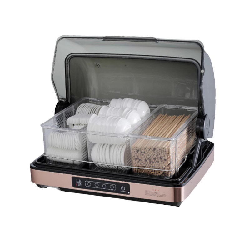 618筷子消毒机商用勺子调料味碟收F纳盒免沥水餐厅酒店食堂烘干柜