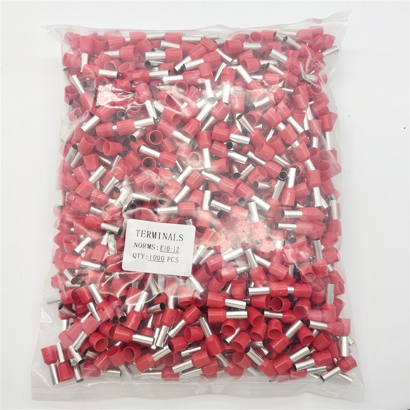 VE管粗线大平方 25平r方针形端子欧式冷压接线端子压线耳E35-25