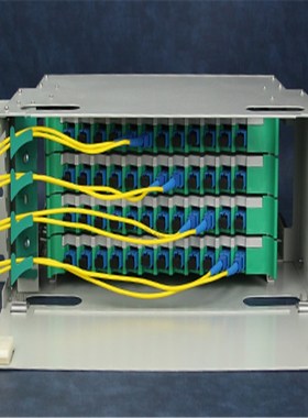 FCST12芯24芯48芯满配ODF光纤配线架19英寸机架式单元熔纤盘