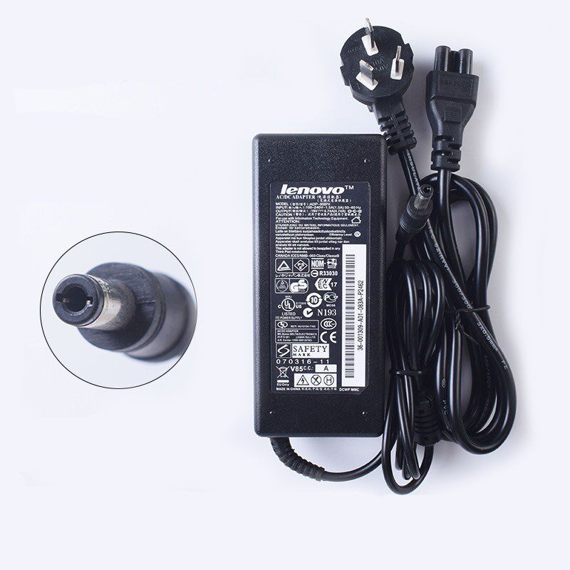 联想19V 3.42A 4.74A笔记本电源适配器 65W90W通用电脑充电器
