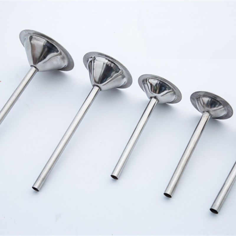 家用手工灌肠羊肠管 漏斗 手v动不锈钢绞肉机配件 灌羊肠管1.2cm