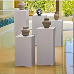 木制烤漆展示柜白色展示台精品商用展台橱窗陈列展架中岛地台底座