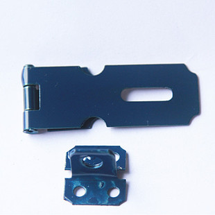 简易门鼻子4寸暗箱扣挂锁搭扣防盗门门扣挂锁扣木门老式铁皮锁片